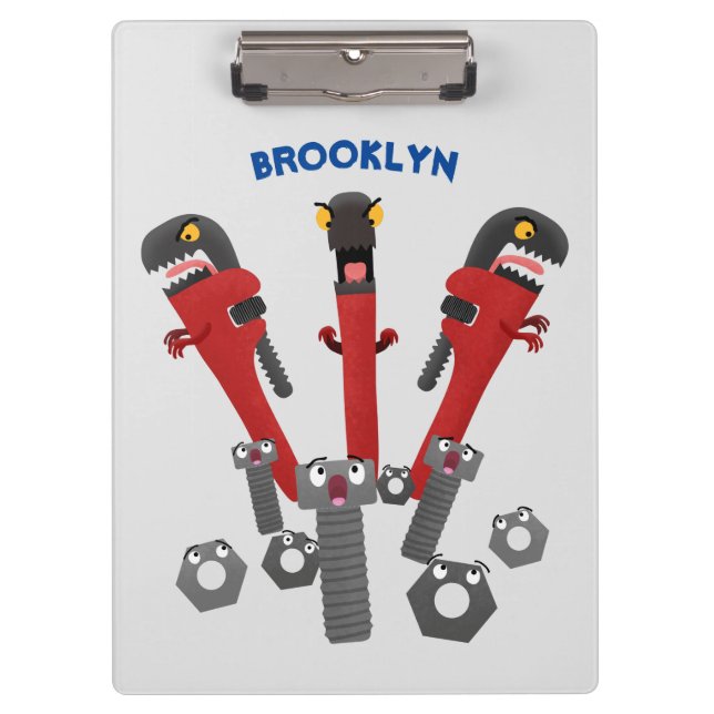 Carpeta De Pinza Personalizado de humor de herramientas monstruosas (Anverso)