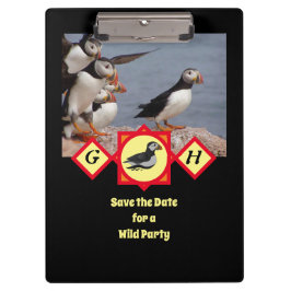 Carpeta De Pinza Personalizado de natación atlántica Monograma Foto