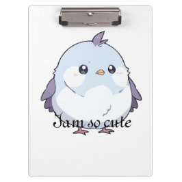 Carpeta De Pinza Personalizado de pájaro Cute Kawaii Chubby - Paste