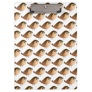 Carpeta De Pinza Personalizado de pájaro de Sparrow