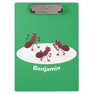 Carpeta De Pinza Personalizado de patinaje sobre hielo de hormigas
