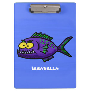 Carpeta De Pinza Personalizado de pescado piraña