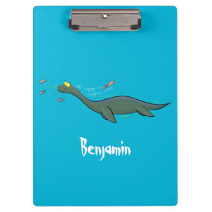 Carpeta De Pinza Personalizado de plesiosaurios monstruo del mar