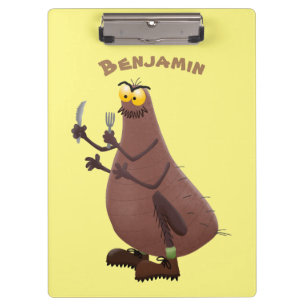 Carpeta De Pinza Personalizado de pulgas fea hambrienta