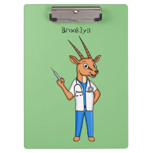 Carpeta De Pinza Personalizado del médica del antílope de Gemsbok