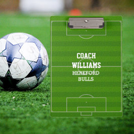 Carpeta De Pinza Personalizado el campo de fútbol
