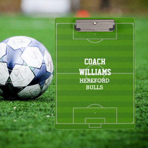 Carpeta De Pinza Personalizado el campo de fútbol