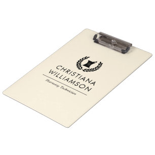 Carpeta De Pinza Personalizado Elegante Farmacia Farmacéutica Perso