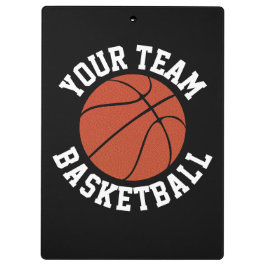Carpeta De Pinza Personalizado entrenador de baloncesto nombre equi