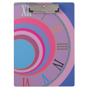 Carpeta De Pinza Personalizado girly bonito swift círculos tornado