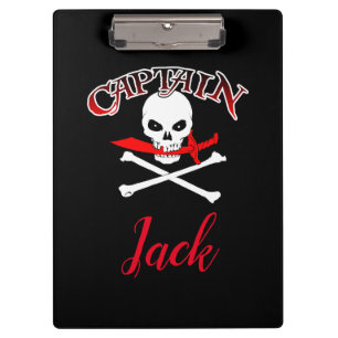 Carpeta De Pinza Personalizado Jolly Roger (Cutlass) 