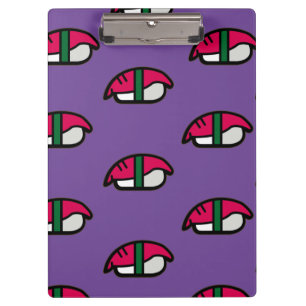 Carpeta De Pinza Personalizado Kawaii Sushi, Arroz de Pescado y Alg