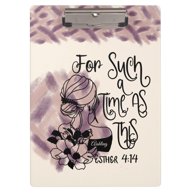 Carpeta De Pinza Personalizado Por Un Tiempo Como Este  (Anverso)