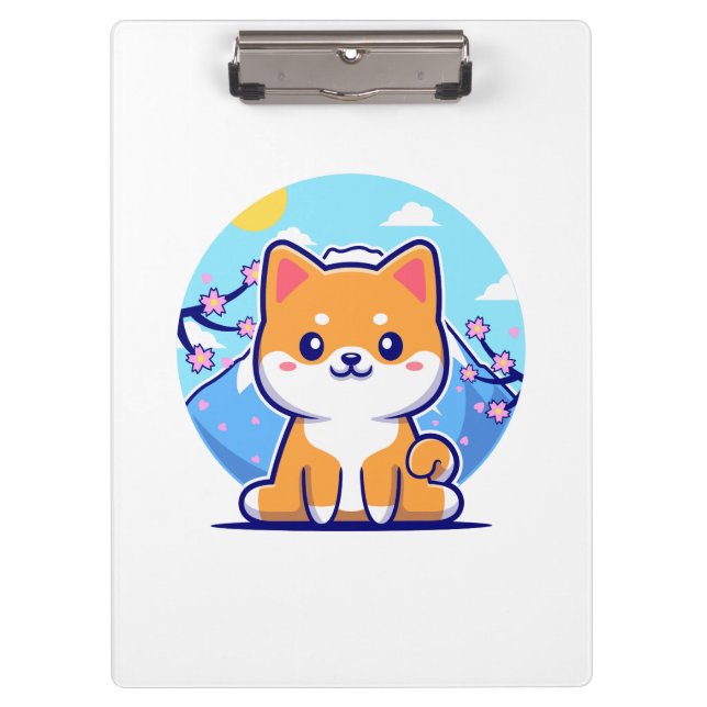 Carpeta De Pinza personalizado shiba inu (Anverso)