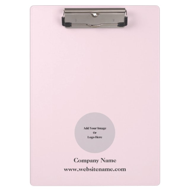 Carpeta De Pinza Personalizado simple y personalizado rosa del bebé (Anverso)