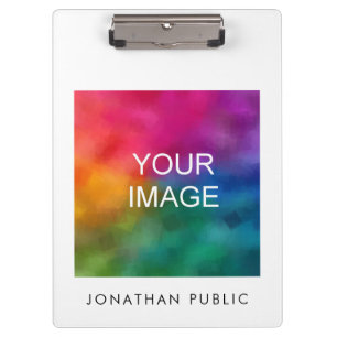 Carpeta De Pinza Personalizado Su Imagen Nombre De Diseño De Fotos
