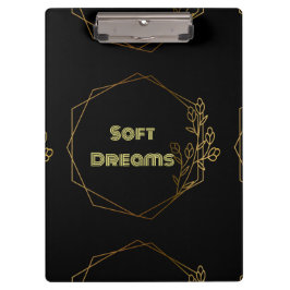 Carpeta De Pinza Personalizado Sueños Suaves Clipboards bonito pape