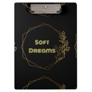 Carpeta De Pinza Personalizado Sueños Suaves Clipboards bonito pape