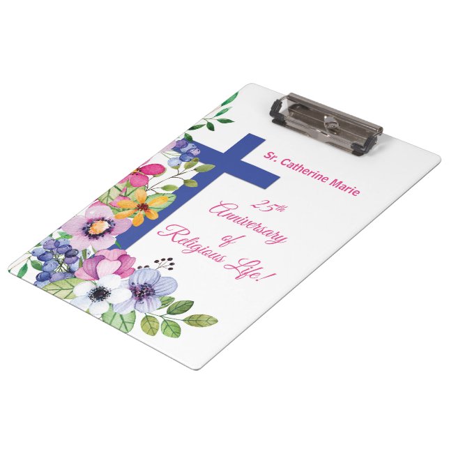 Carpeta De Pinza Personalizar, 25 Aniversario Nun Vida Religiosa (Angular)