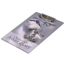 Carpeta De Pinza Personalizar, 40° aniversario de la Ordenación Fel