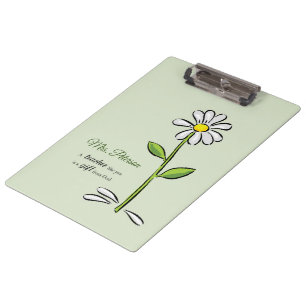 Carpeta De Pinza Personalizar, agradecimiento al profesor, flor rel