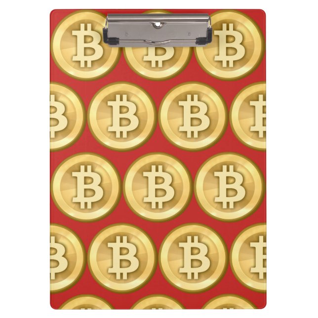 Carpeta De Pinza Personalizar Bitcoins (Anverso)