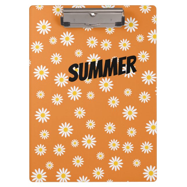 Carpeta De Pinza Personalizar Chamomile Flowers (Anverso)