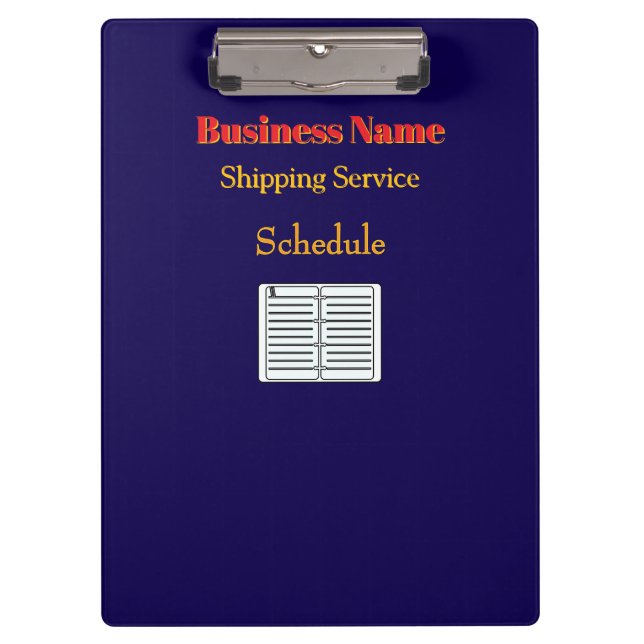 Carpeta De Pinza Personalizar con el servicio de envío de nombres (Anverso)