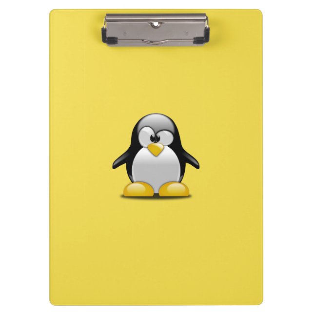 Carpeta De Pinza Personalizar Cute Penguins (Anverso)