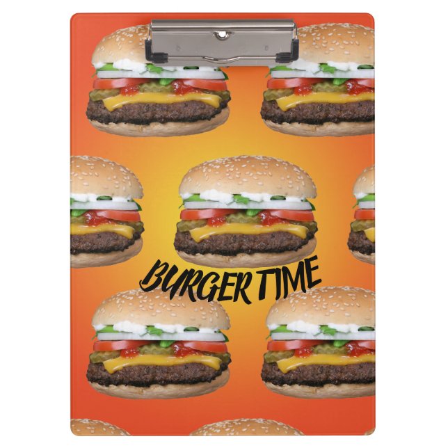 Carpeta De Pinza Personalizar Fiesta Burger (Anverso)