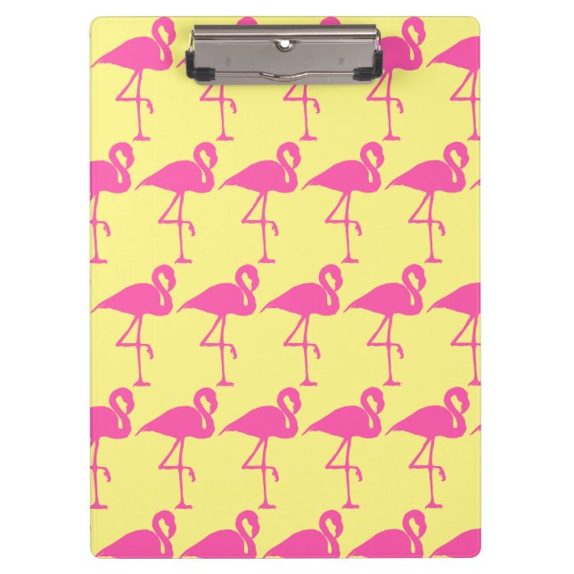 Carpeta De Pinza Personalizar Flamingo Rosa (Anverso)