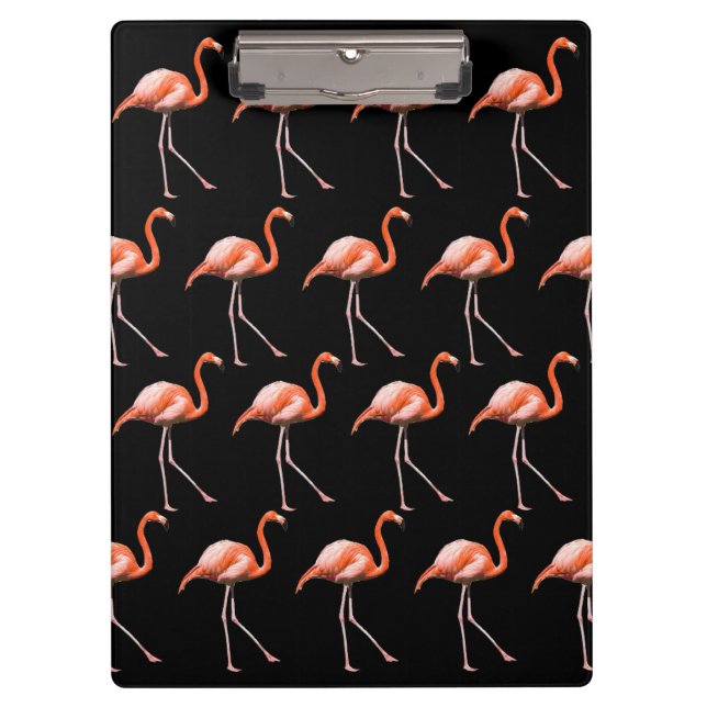 Carpeta De Pinza Personalizar Flamingos (Anverso)