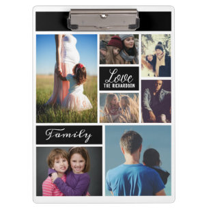 Carpeta De Pinza Personalizar siete Collages de fotos