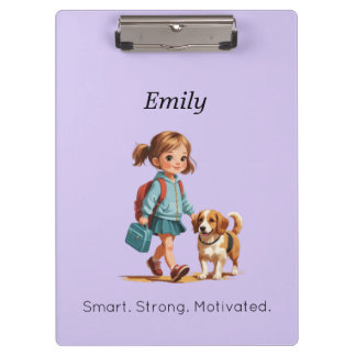Carpeta De Pinza Personalized Clipboard – Back to School
