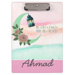 Carpeta De Pinza Personalized Ramadan Clipboard Organizer