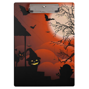 Carpeta De Pinza Pesadilla de la luna sangrienta de Halloween