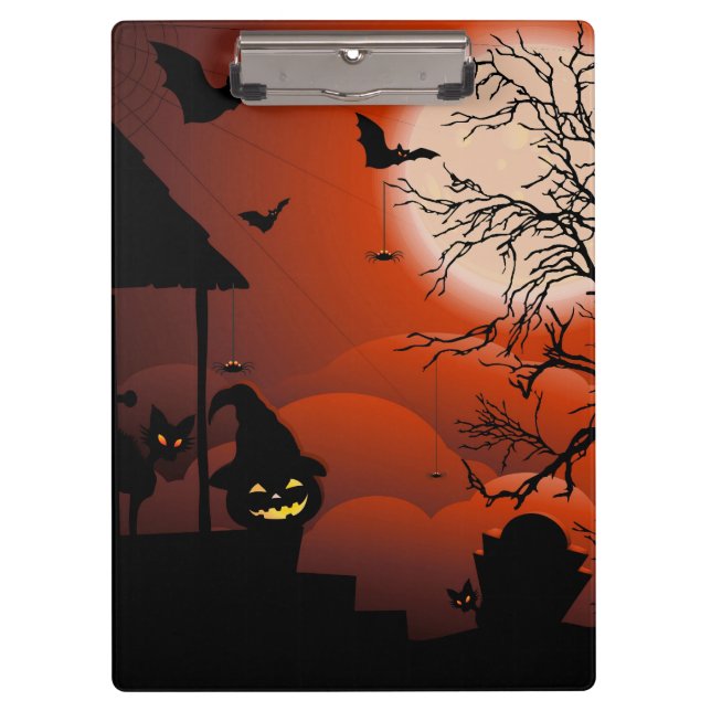 Carpeta De Pinza Pesadilla de la luna sangrienta de Halloween (Anverso)