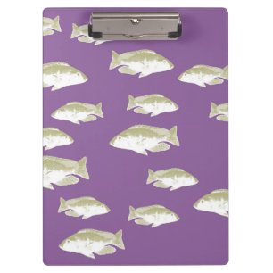 Carpeta De Pinza Pescado morado