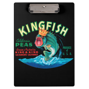 Carpeta De Pinza Pescados bajos que llevan una corona en un fondo