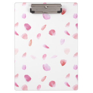 Carpeta De Pinza Pétalos Rosas rosados románticos