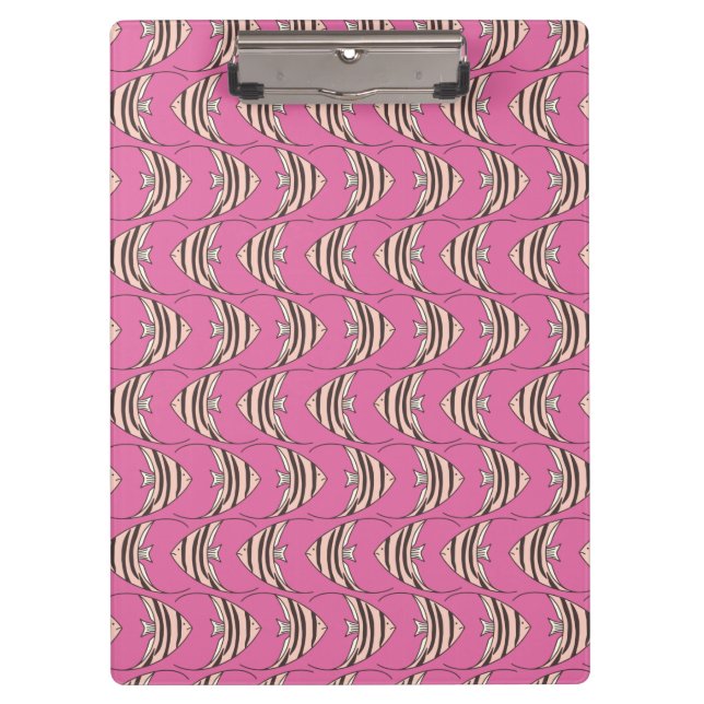 Carpeta De Pinza Pez ángel rosa (Anverso)