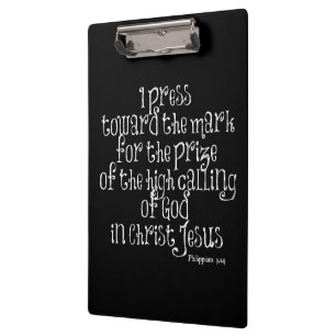 Carpeta De Pinza Philippians 3.14 Biblia Verse
