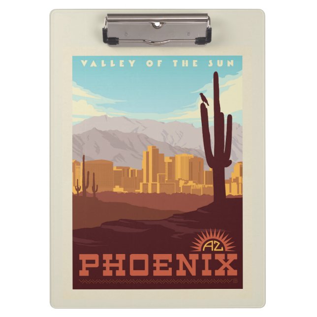 Carpeta De Pinza Phoenix, Arizona (Anverso)