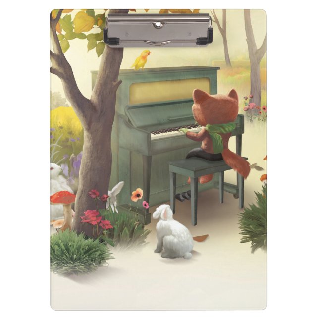 Carpeta De Pinza Pianista de Woodland (Anverso)