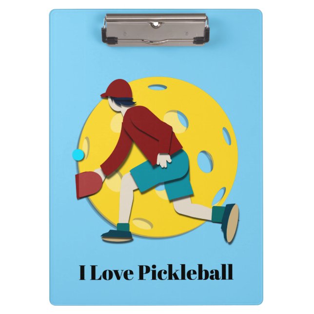 Carpeta De Pinza Pickle Ball (Anverso)