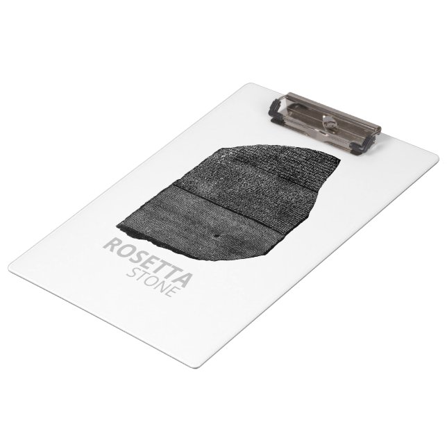 Carpeta De Pinza Piedra Rosetta: Antiguo jeroglífico egipcio (Angular)