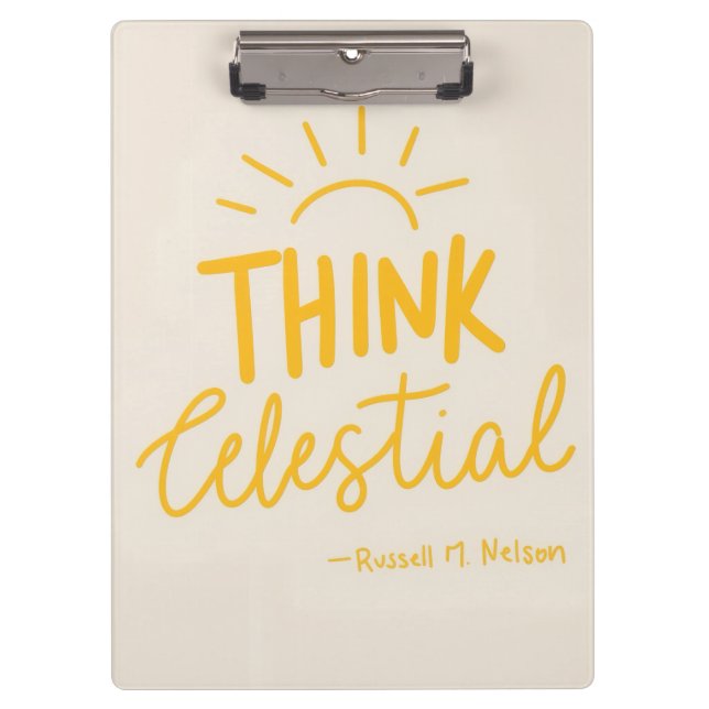 Carpeta De Pinza Piensa Celestial (Anverso)