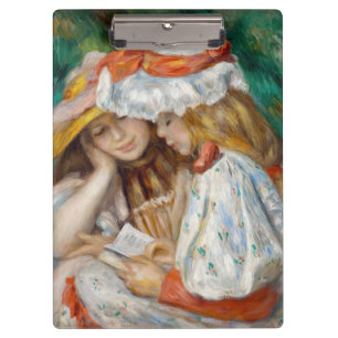 Carpeta De Pinza Pierre-Auguste Renoir - Dos niñas leyendo