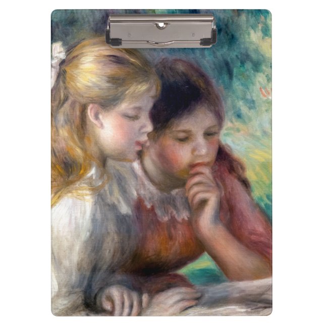 Carpeta De Pinza Pierre-Auguste Renoir - La lectura (Anverso)