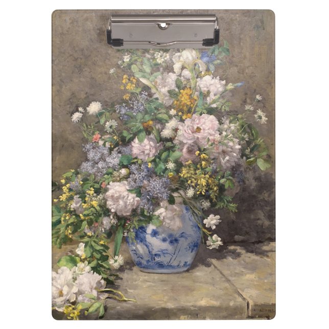 Carpeta De Pinza Pierre-Auguste Renoir Spring Bouquet (Anverso)